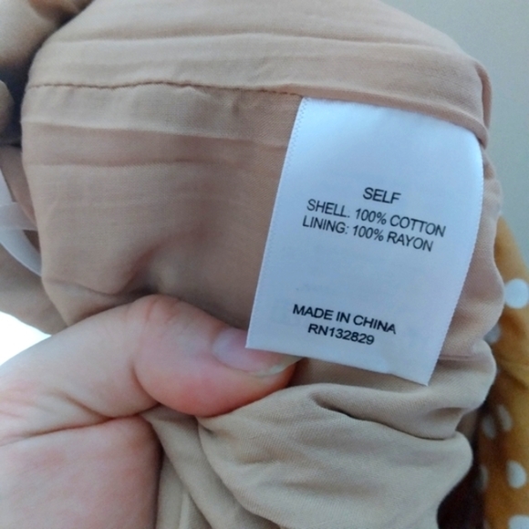 Revolve LPA Tan and White Polka Dot Cropped Pants Size Medium - Picture 10 of 11